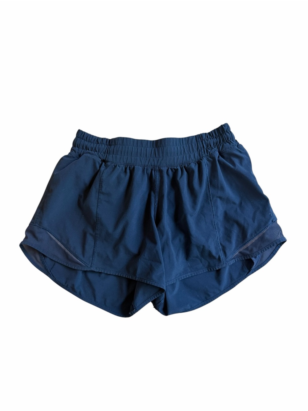Lululemon Navy Blue High Rise Athletic Shorts